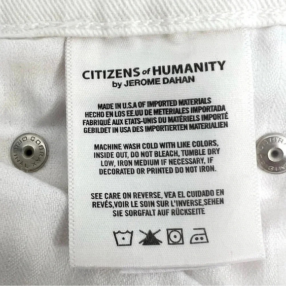 Citizens of Humanity Jeans Rocket High Rise Skinny Crop Distressed Milos 27 NEW - Picture 11 of 13